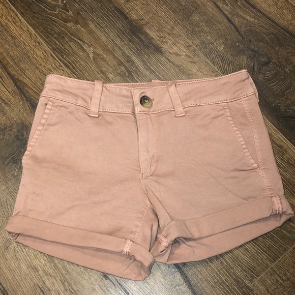 American Eagle Outfitters Super Stretch Light Pink Shorts - Picture 1 of 10